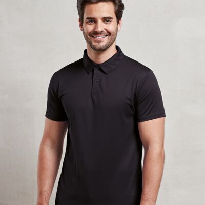 Coolchecker® studded polo Thumbnail